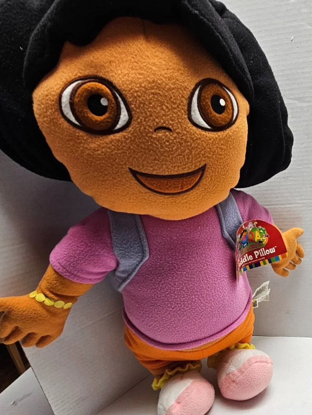 New Vintage Nickelodeon Nick Jr Huge Big DORA the Explorer Cuddle Pillow Doll 2f